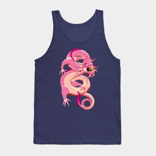 Pink Chinese Dragon Tank Top